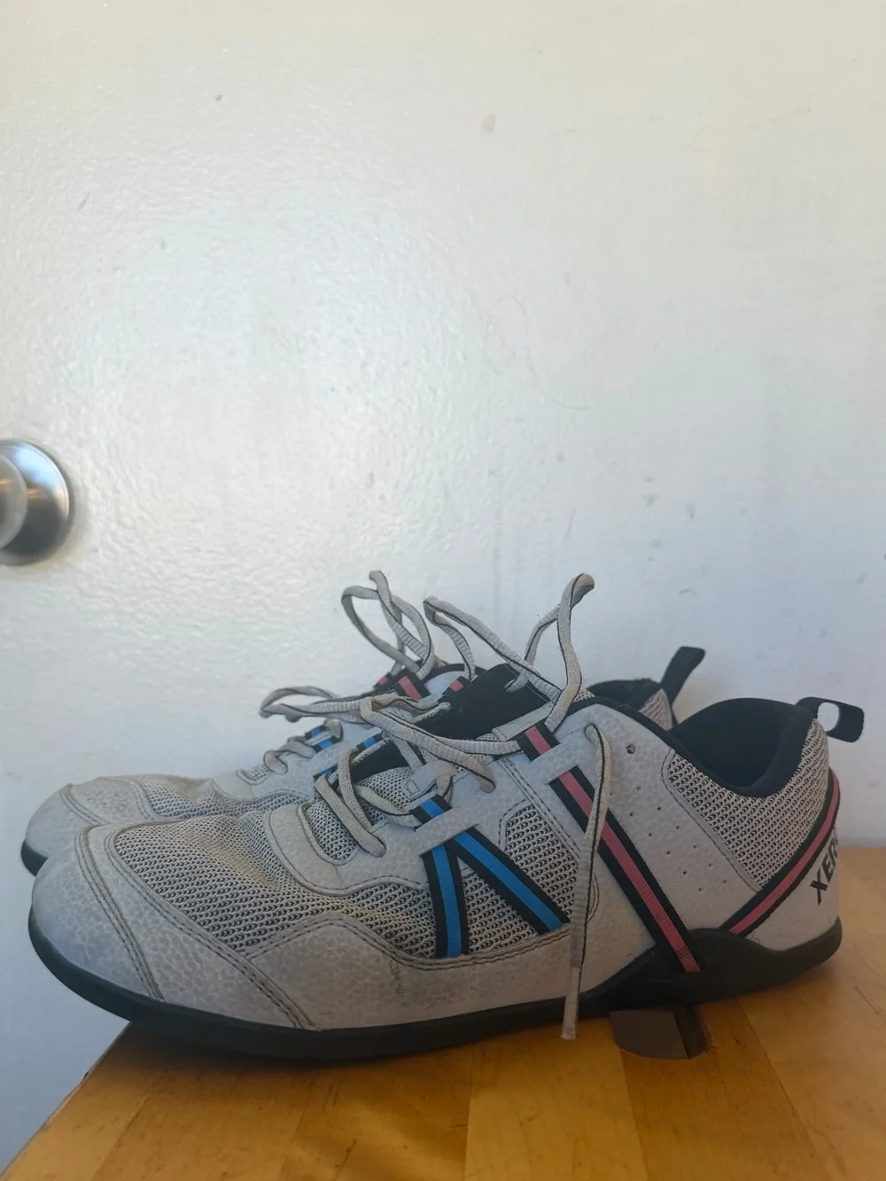 Xero Shoes Prio Barefoot Minimalist Training Shoes Gray Blue Men’s US 9 EU 42